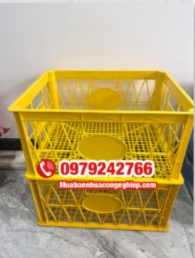 Sóng nhựa hở đựng trái cây nông nghiệp chống dập nát