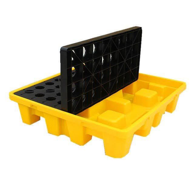 Pallet nhựa chống tràn dầu loại 4 phuy