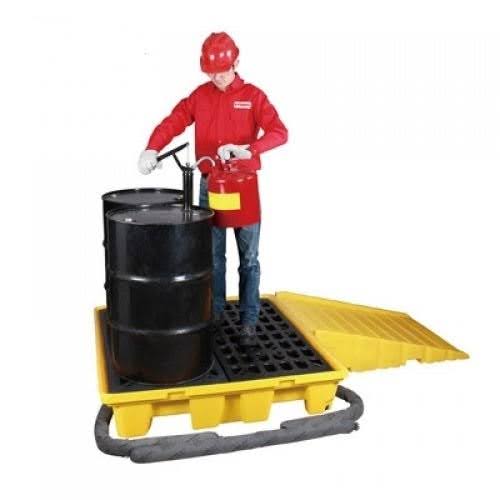Hướng dẫn sử dụng pallet chống tràn dầu đúng cách