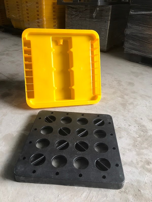 Pallet chống tràn 1 phuy (200L)