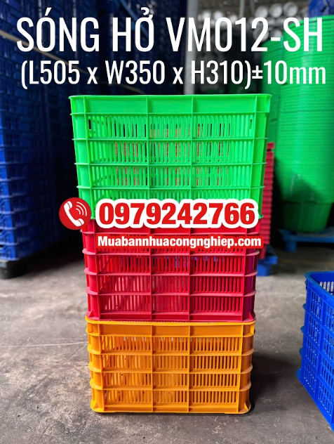Pallet nhựa dùng trong ngành thực phẩm: Lựa chọn an toàn, vệ sinh